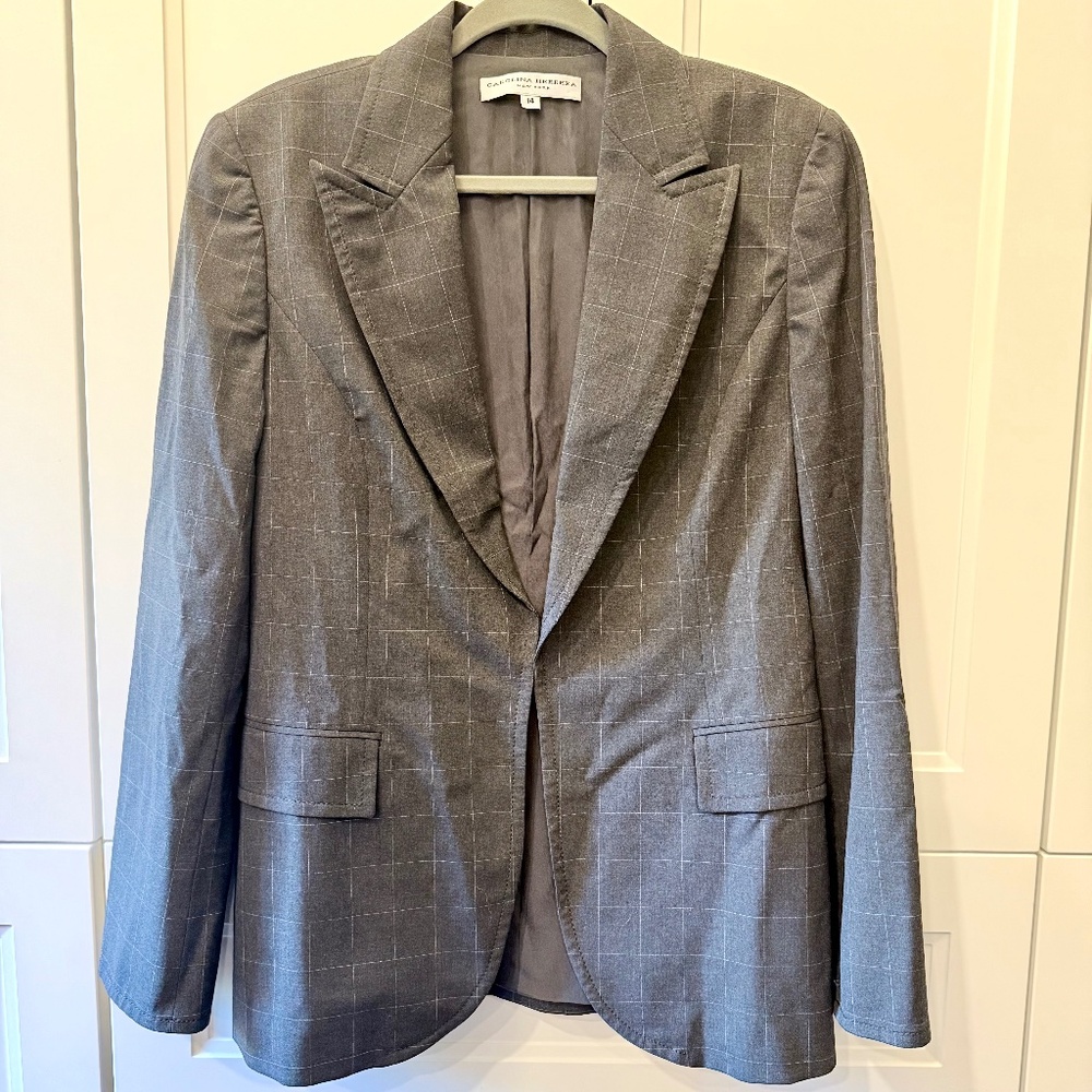 Caroline Herrera blazer Grey made in Italy